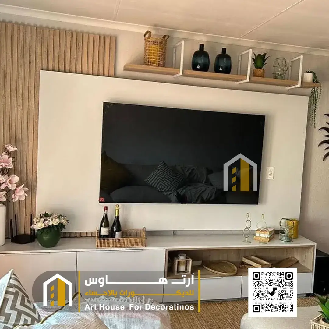 طاولات تلفزيون الاحساء 0511382940 تفصيل طاولة تلفزيون بالأحساء 36 تركيب طاولات جدران تلفزيون الاحساء