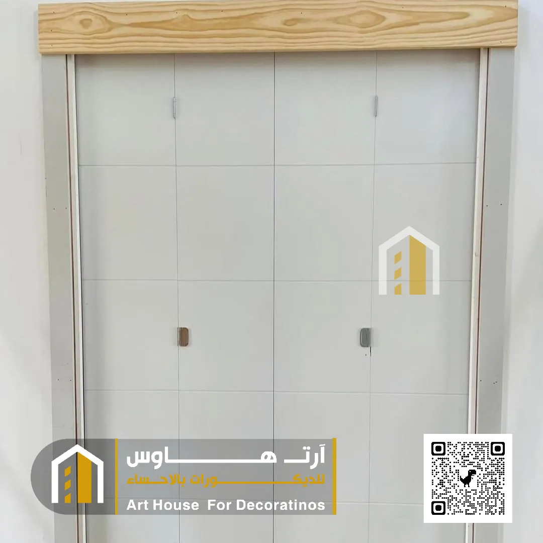 تفصيل ابواب خشب سحب بحي الغسانية