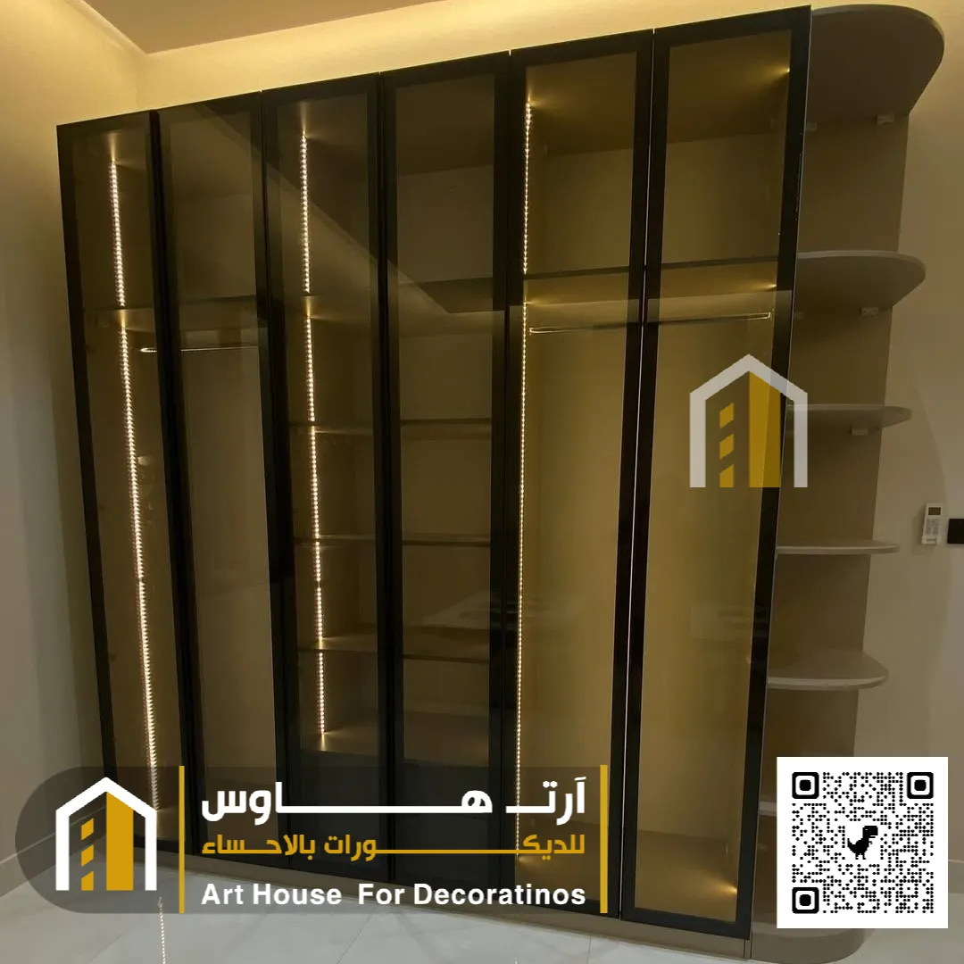 تفصيل دولاب ملابس زاوية في الاحساء حي الجامعين