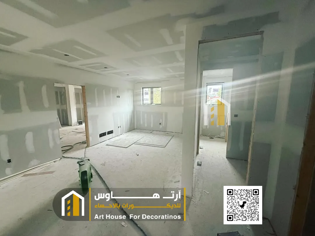 جداريات جبس في الاحساء حي الفتح