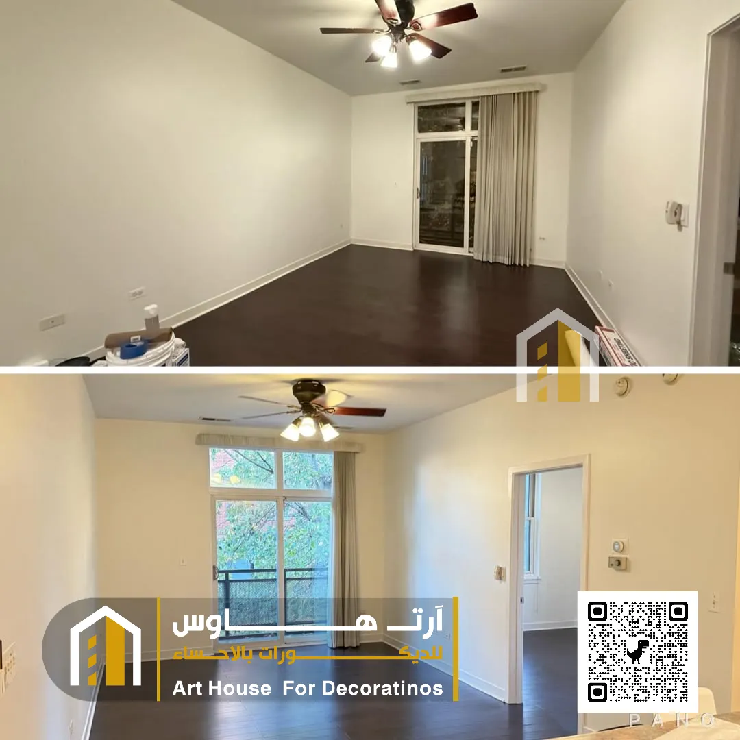 دهانات داخلية لغرف النوم في الاحساء حي العمران