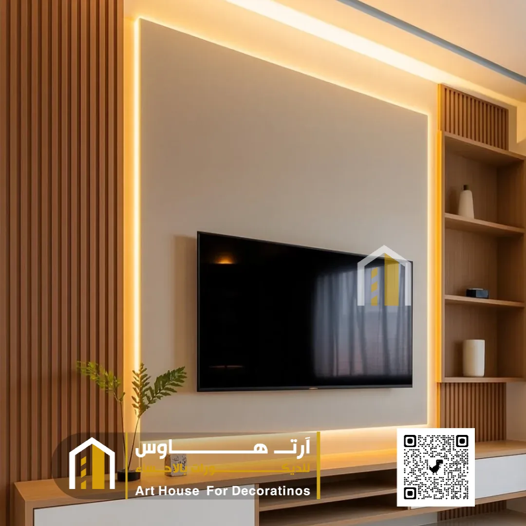 طاولات تلفزيون الاحساء 0511382940 تفصيل طاولة تلفزيون بالأحساء 16 ديكورات جدران تلفزيون في الاحساء