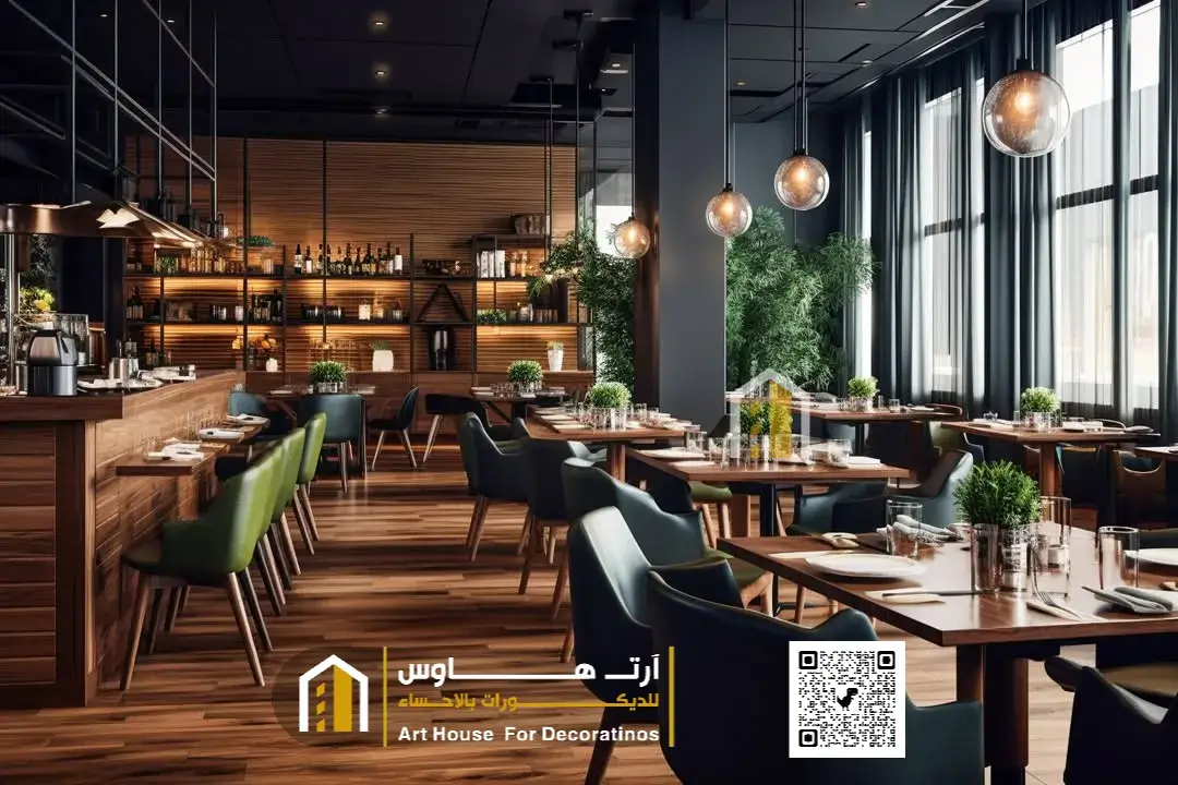 ديكورات مقهى شيشة في المبرز